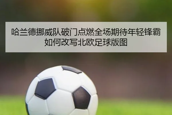 哈兰德挪威队破门点燃全场期待年轻锋霸如何改写北欧足球版图